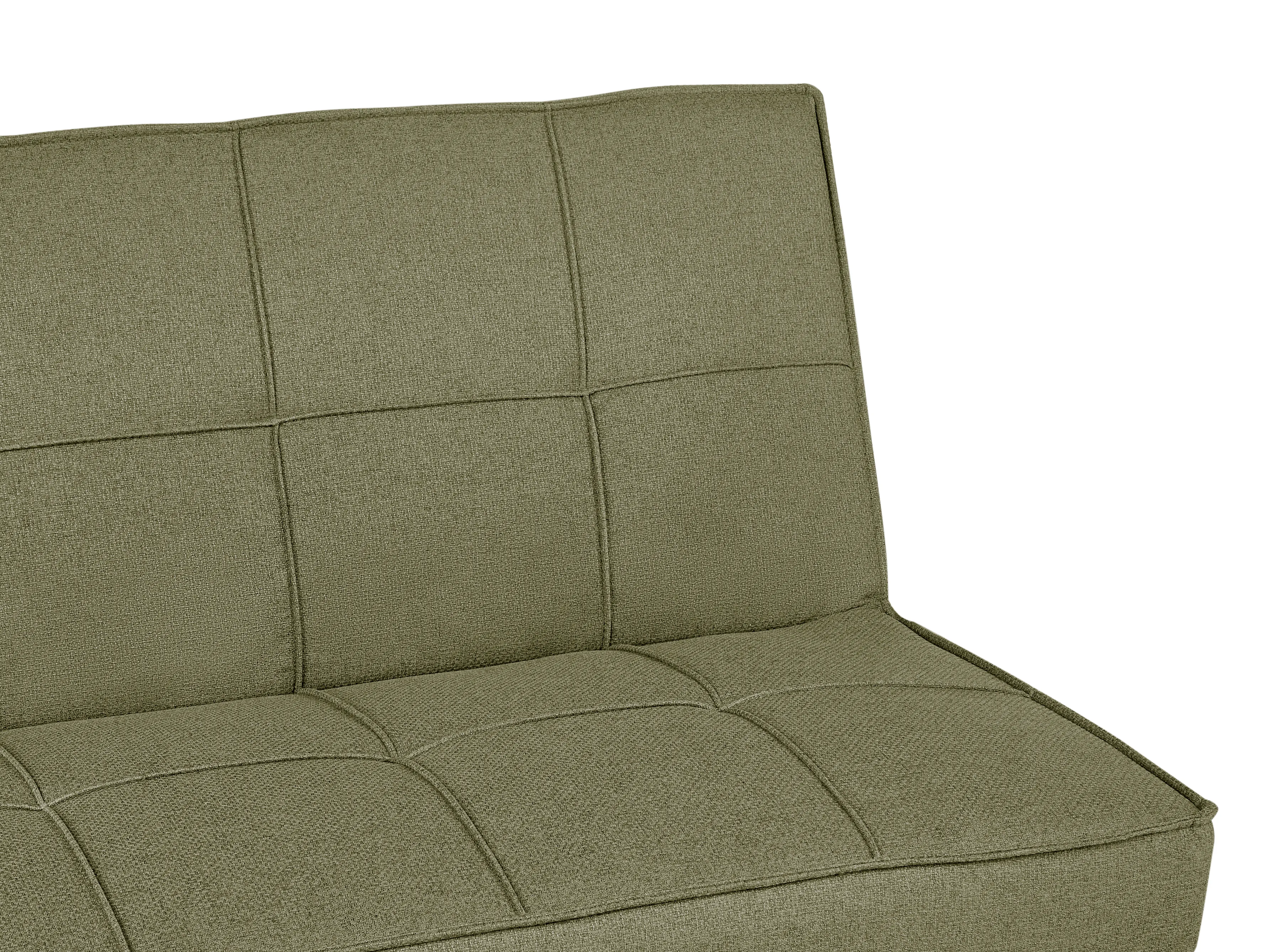 Slaapbank 3-zits HASLE Stof Olijfgroen