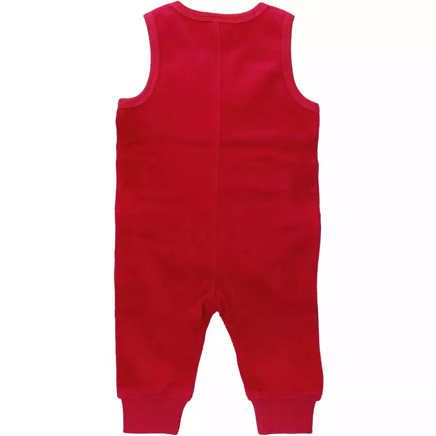 Villervalla Strampler Velours VELOUR ROSEHIP