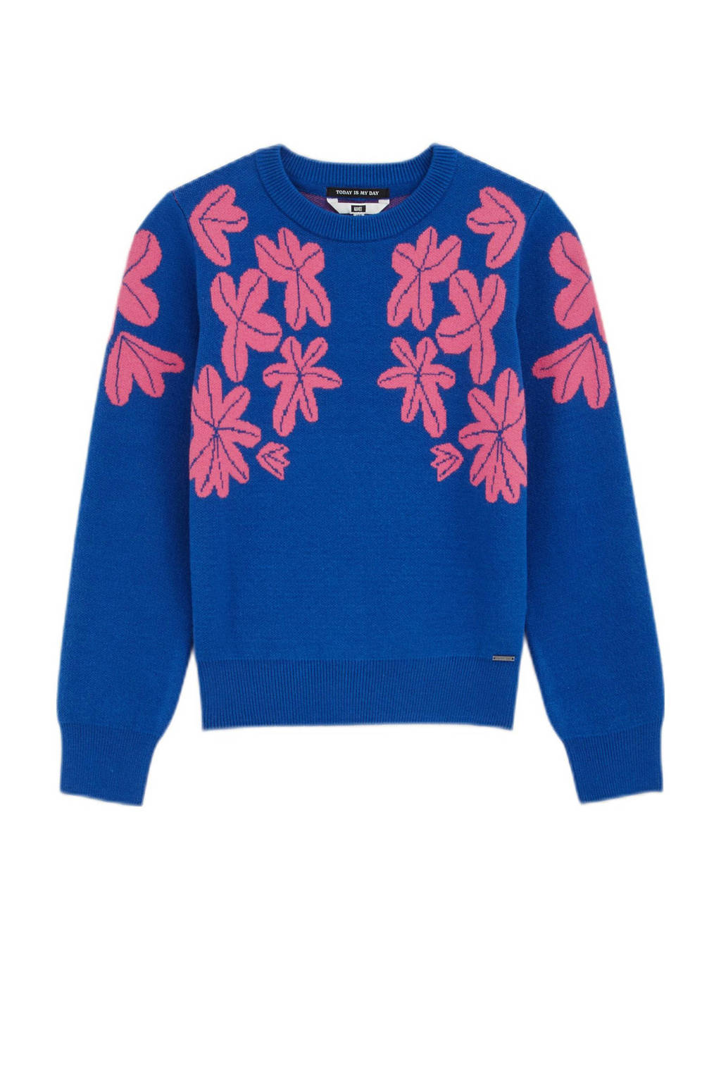 WE Fashion gebreide trui blauw
