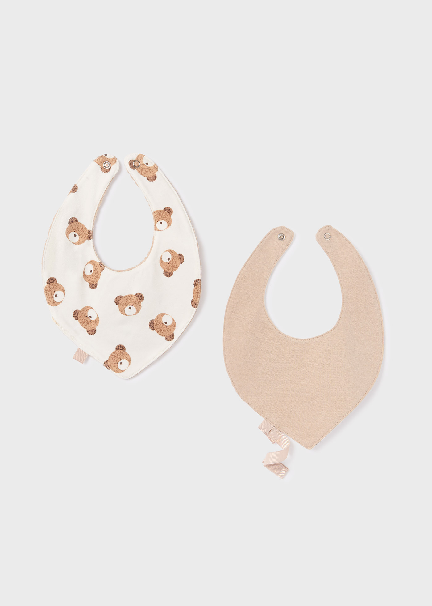 Conjunto de 2 babadores Better Cotton para bebês