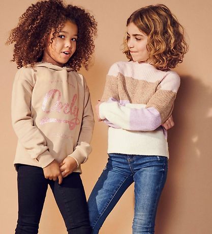 Kids Only Bluse - Strick - Noose - KogSandy - Sepia Rose