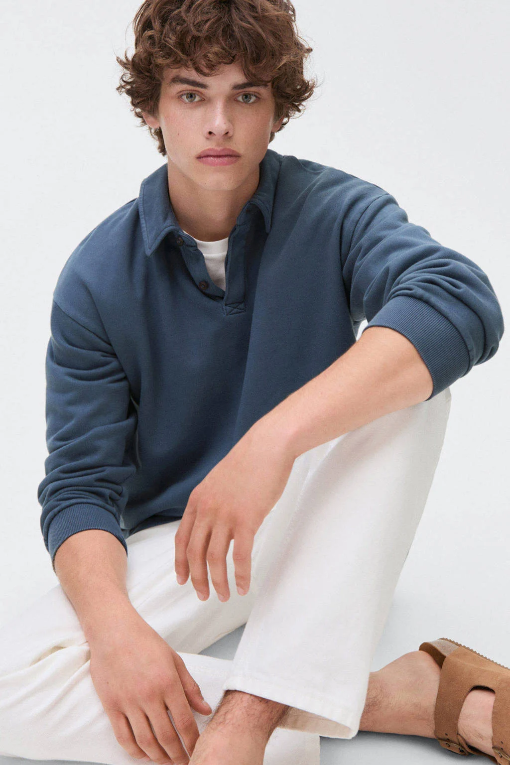 MANGO TEEN sweater blauw