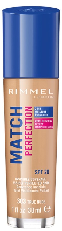 Rimmel London Match Perfection Foundation 303 True Nude 30ml