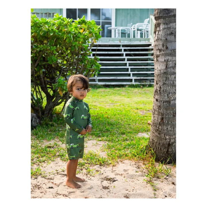 Beach & Bandits Combinaison Anti-UV Just Cruisin | Vert foncé