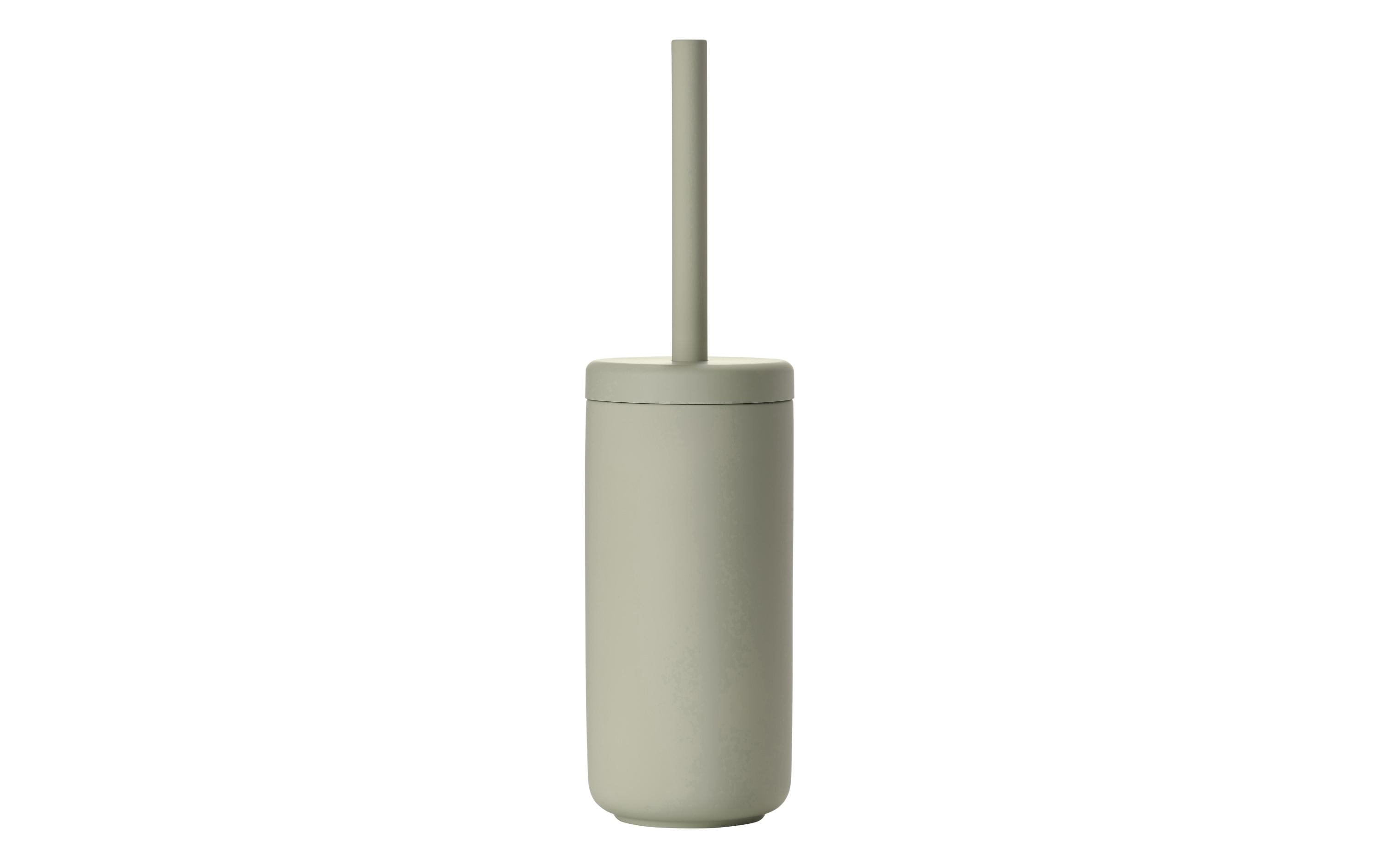 Toilettenbürste Ume Eucalyptus Green, SteingutTiolettenbürste mit Innengefäss