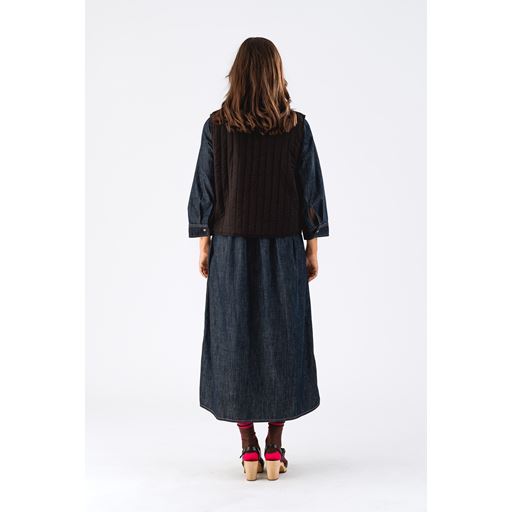 Lollys Laundry Cairo Vest, Washed Black, S