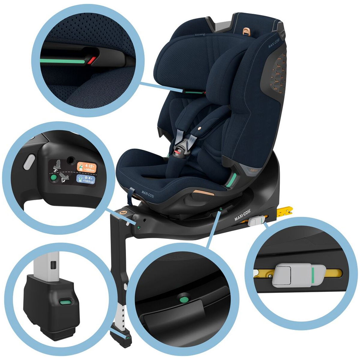Maxi CosiMaxi Cosi   Emerald 360 Pro authentic blue