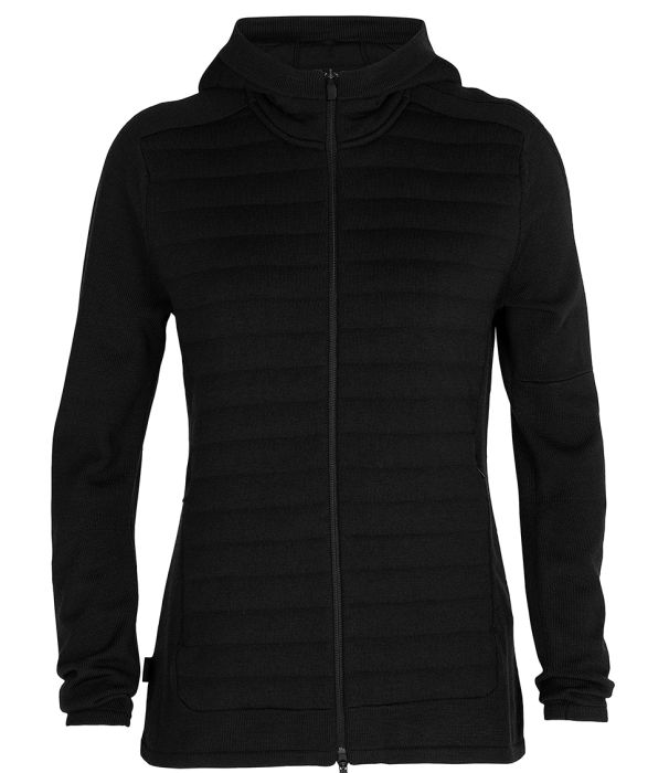 ZoneKnit LS Zip Hoodie Women uldtrøje
