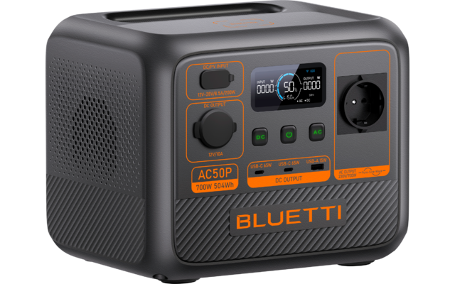 Bluetti AC50P Powerstation 700 W / 504 Wh