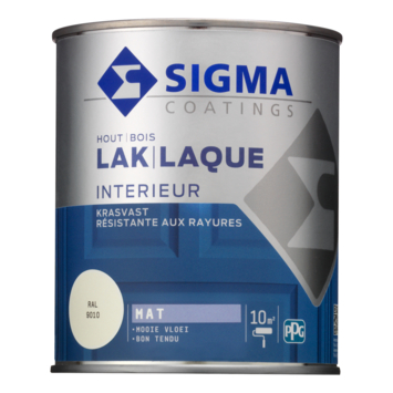 Sigma Interieur binnenlak mat RAL 9010 zuiverwit 750 ml