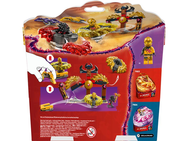 LEGO® Ninjago Drachen-Spinjitzu Battle Pack 71826 Spielset mit 2 Spinnern und 2 Minifiguren