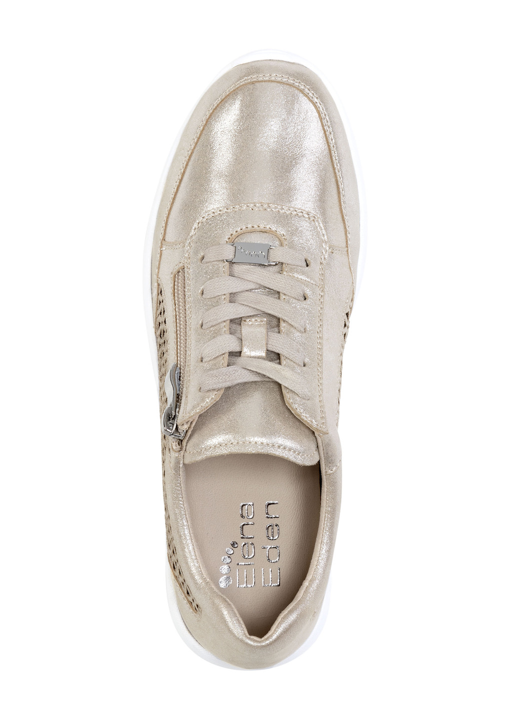 ELENA EDEN Sneaker aus luftig perforiertem Nappaleder