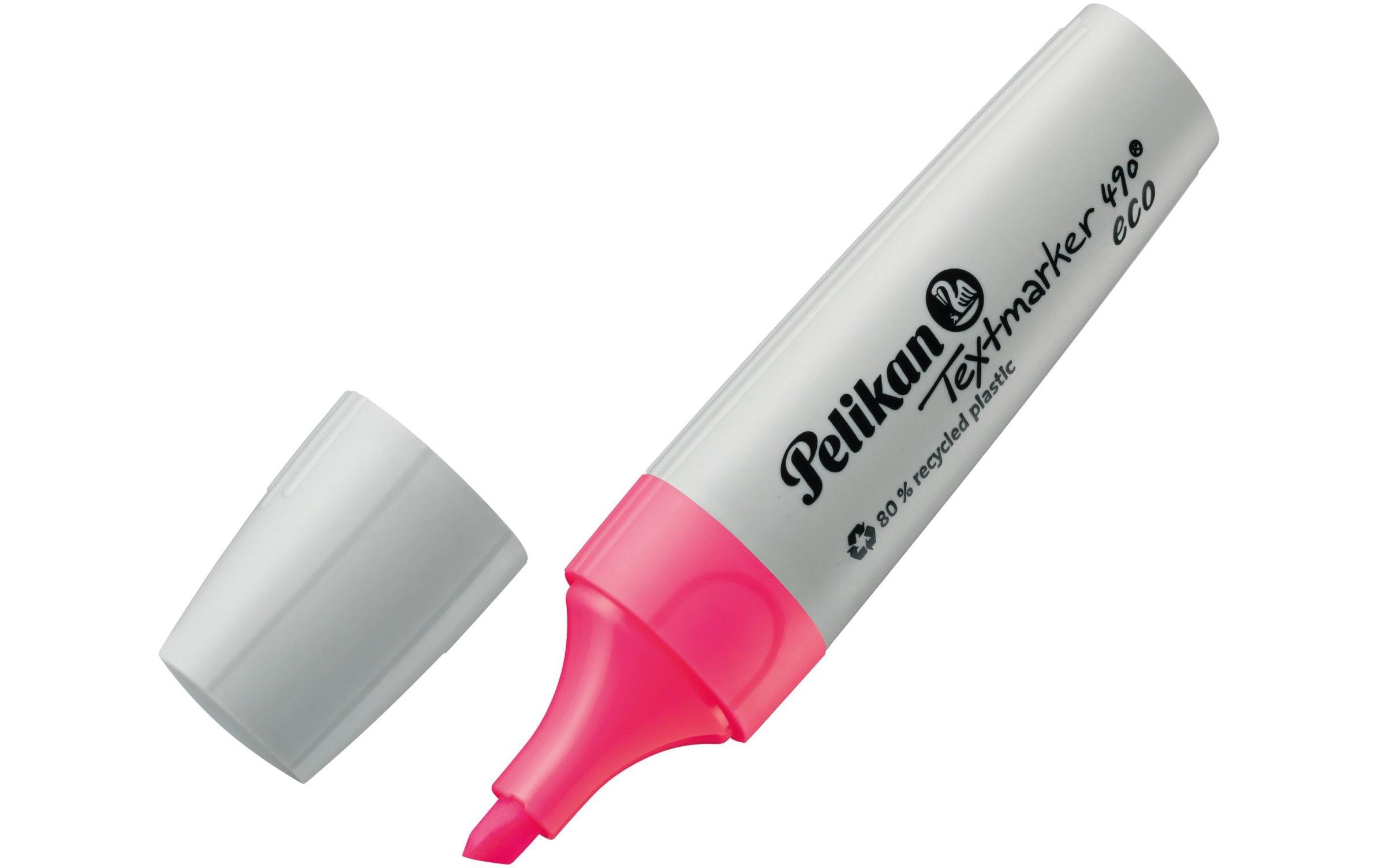 Textmarker 490 eco Set 4 Stück, MehrfarbigMarker mit hoher Leuchtkraft