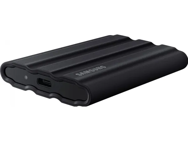 Samsung T7 Shield MU-PE4T0S - SSD - krypteret - 4 TB - ekstern (bærbar) - USB 3.2 Gen 2 (USB-C stikforbindelse) - 256-bit AES - sort