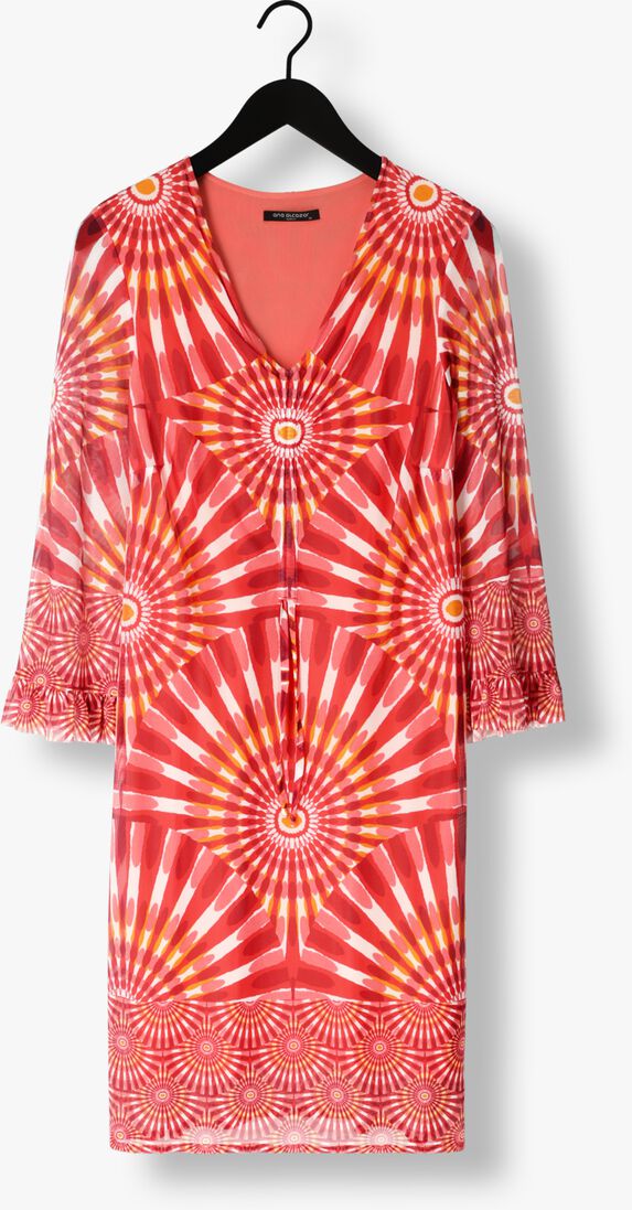 ANA ALCAZAR rode ana alcazar mini jurk dress sleeves