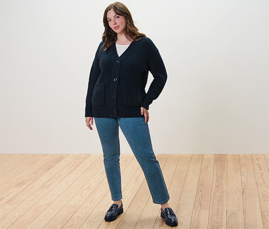 Shirt mit 3/4-Arm, weiß