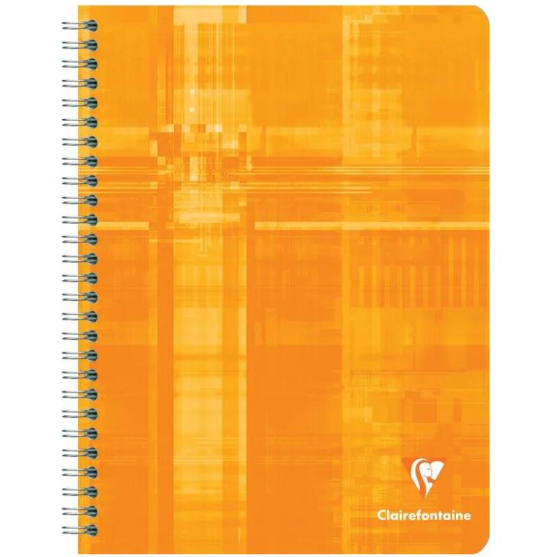 Cahier reliure intégrale 17x22 cm 120 pages grands carreaux - Assortis