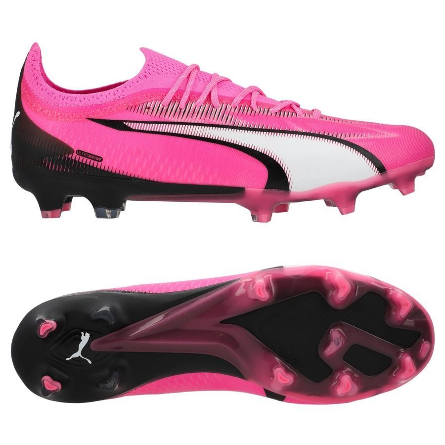 PUMA Ultra Ultimate FG/AG Phenomenal - Poison Pink/Blanc/Noir