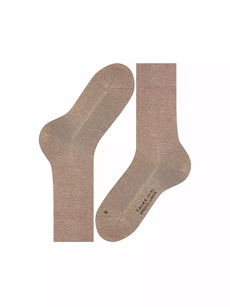 FALKE Herren Socken Sensitive London nutmeg mel beige