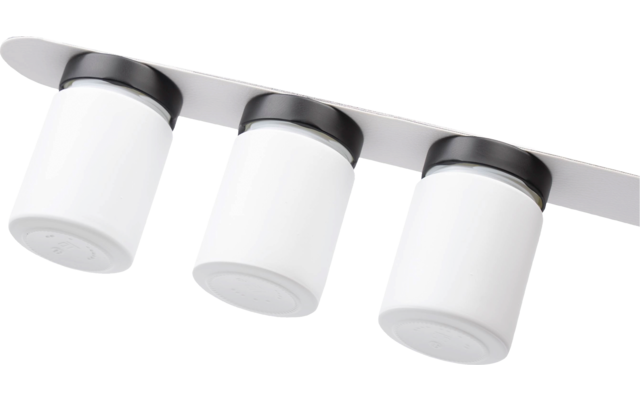 Silwy Feinkost-Magnetgläser 3er-Set inkl. Metallleiste 192 ml