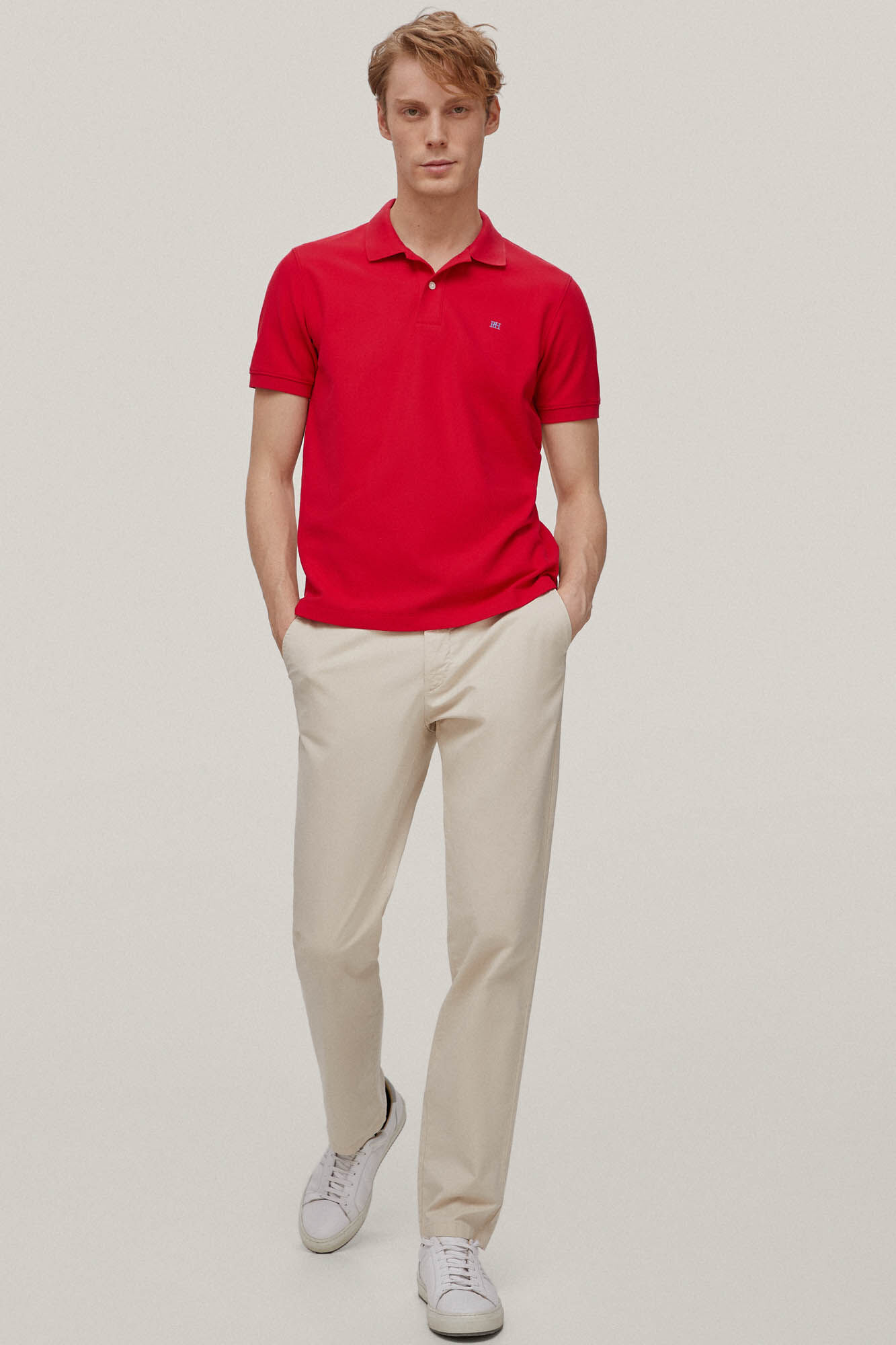 Logotipo Polo Piqué - Vermelho