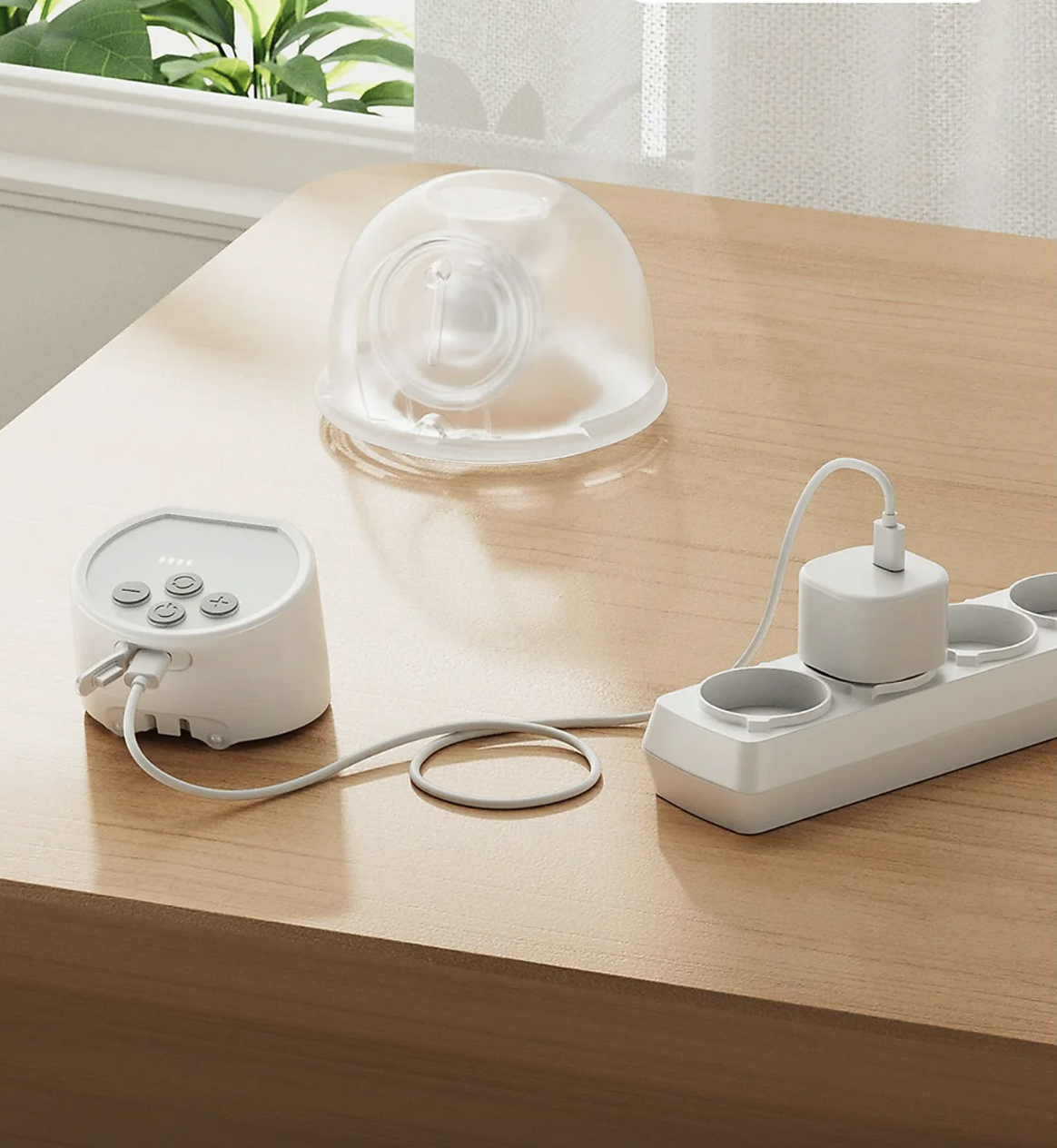 S12 Pro Single Baby Mutter Milchpumpe Freihändige Brustpumpe für Unterwegs (BP168-WH00BA-A) - White
