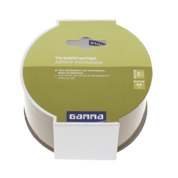 GAMMA verpakkingstape bruin 50 mm x 66 m