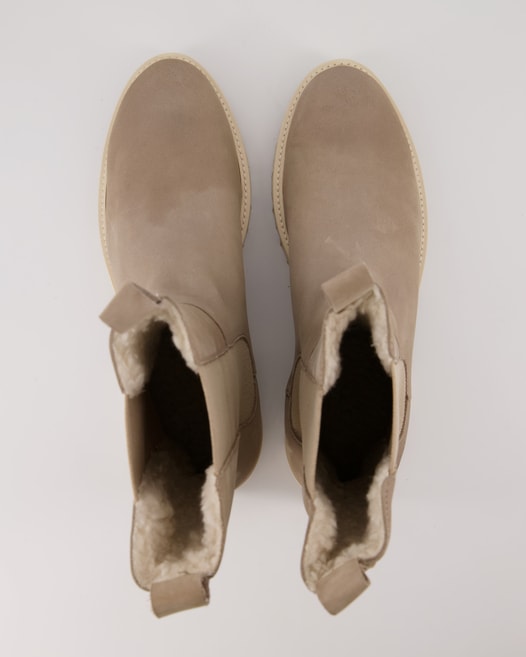 Zahira Winterstiefel Chelsea Boots in Beige