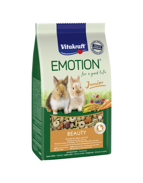 Vitakraft Emotion Beauty Selection Junior Konijn - Konijnenvoer - 600 g