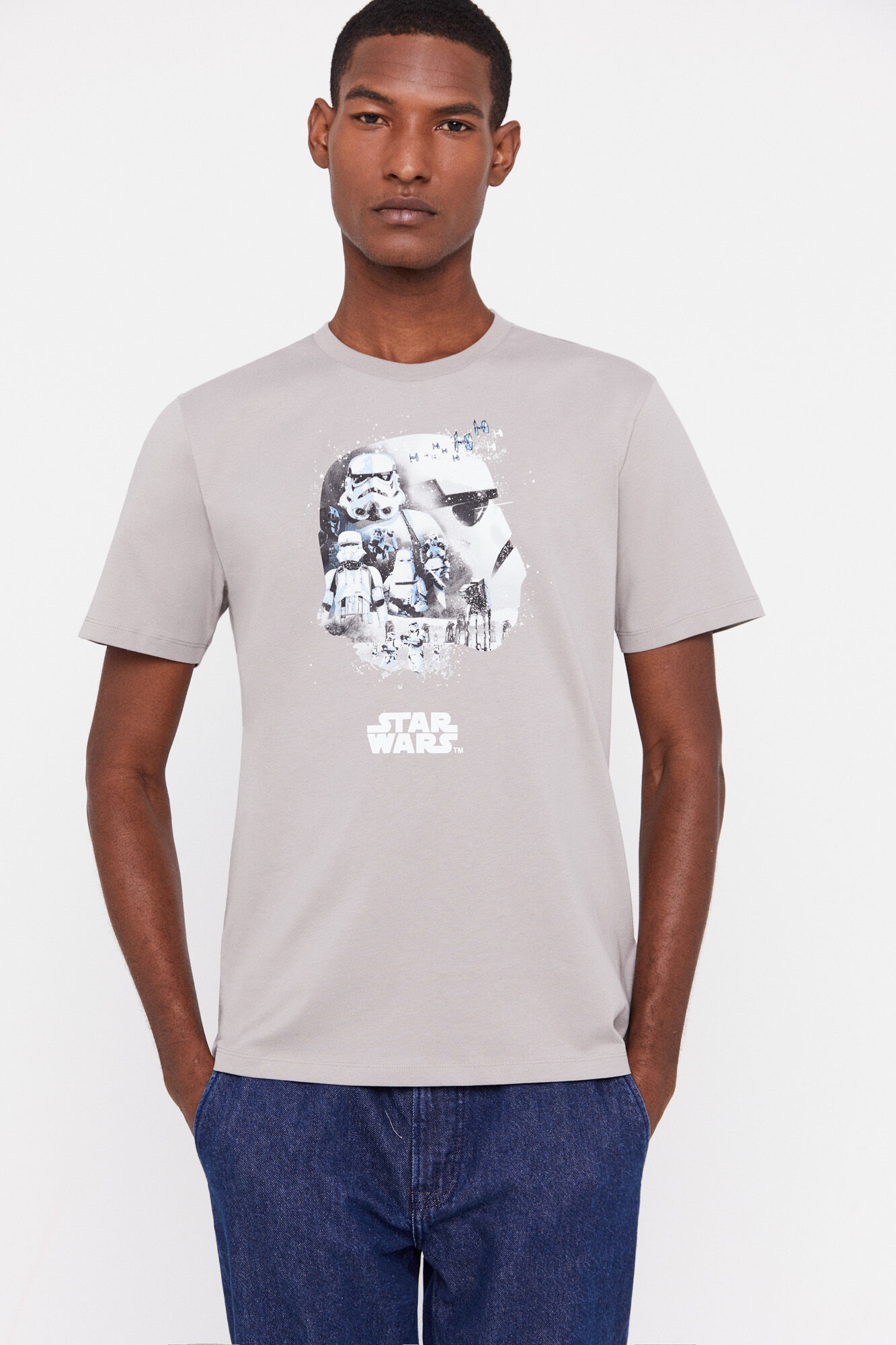 Camiseta Star Wars - Cinza Escuro