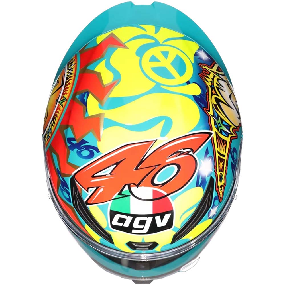 AGV - Casque K1 S Rossi Mugello 1999 Orange / Bleu / Jaune