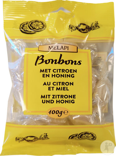 Melapi Bonbons Au Citron Et Miel Sachet 100g