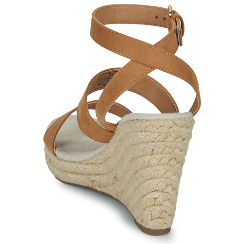 Only - ONLAMELIA-16 WEDGE SANDAL - Cognac