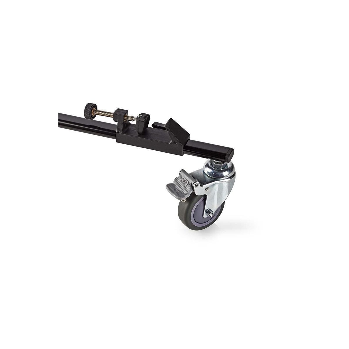 Nedis tripod Dolly | Maksimal lastekapasitet: 20.0 kg | Tripod diameter område: 29.0 mm | Reiseveske inkludert | Benlås | Aluminium | Sort