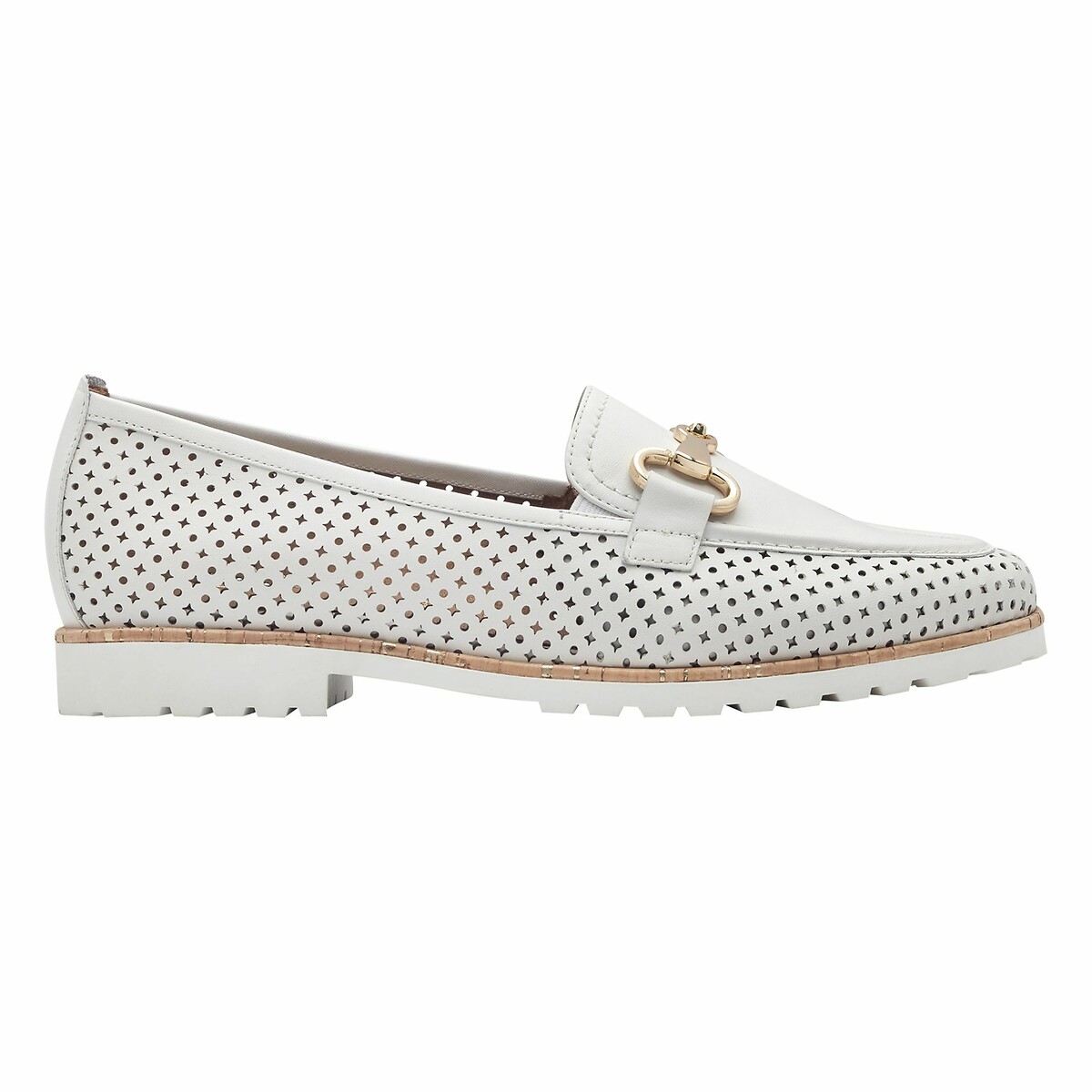 TAMARIS<br>Mocassins de couro vazado