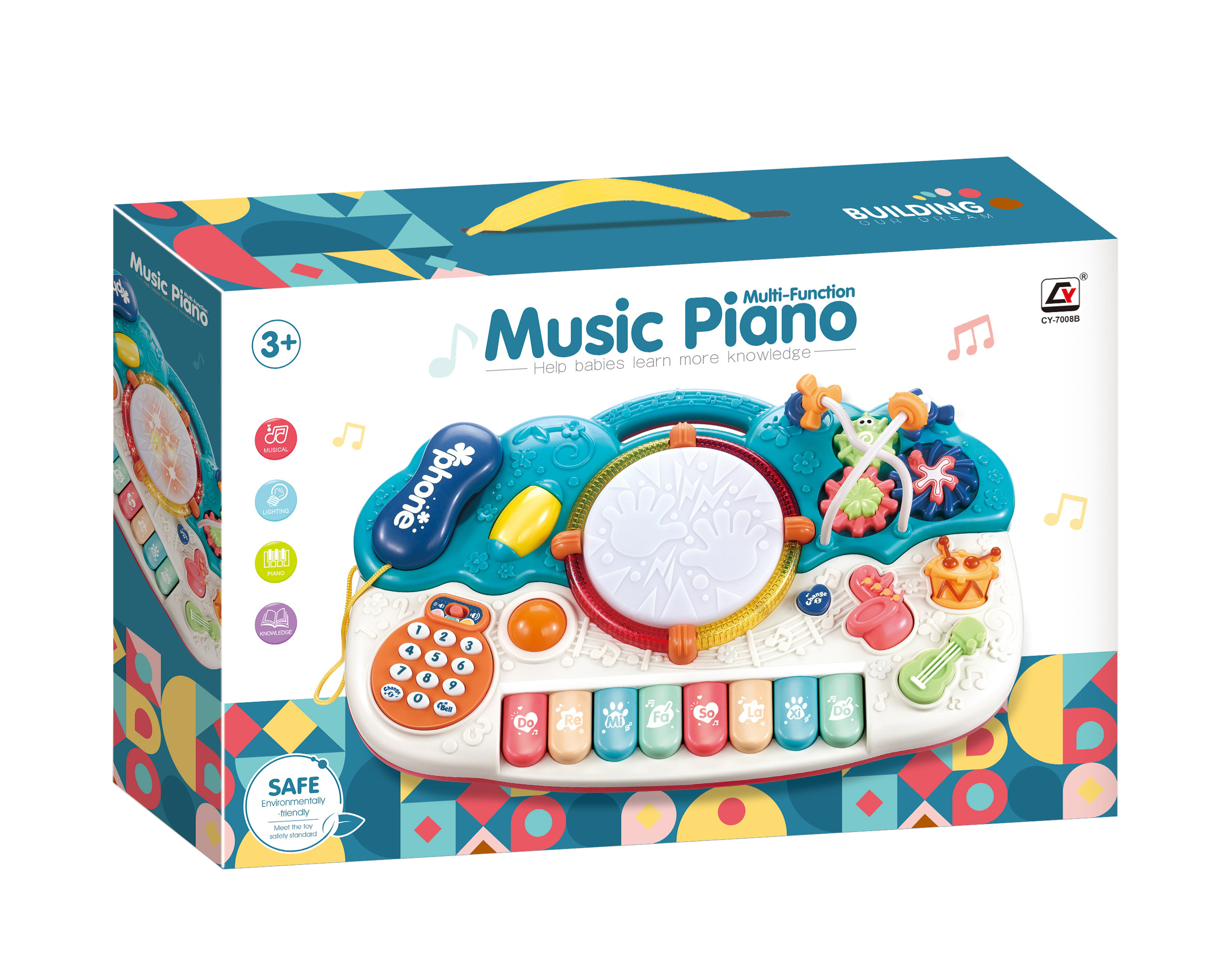 Keyboard Lernspielzeug rot