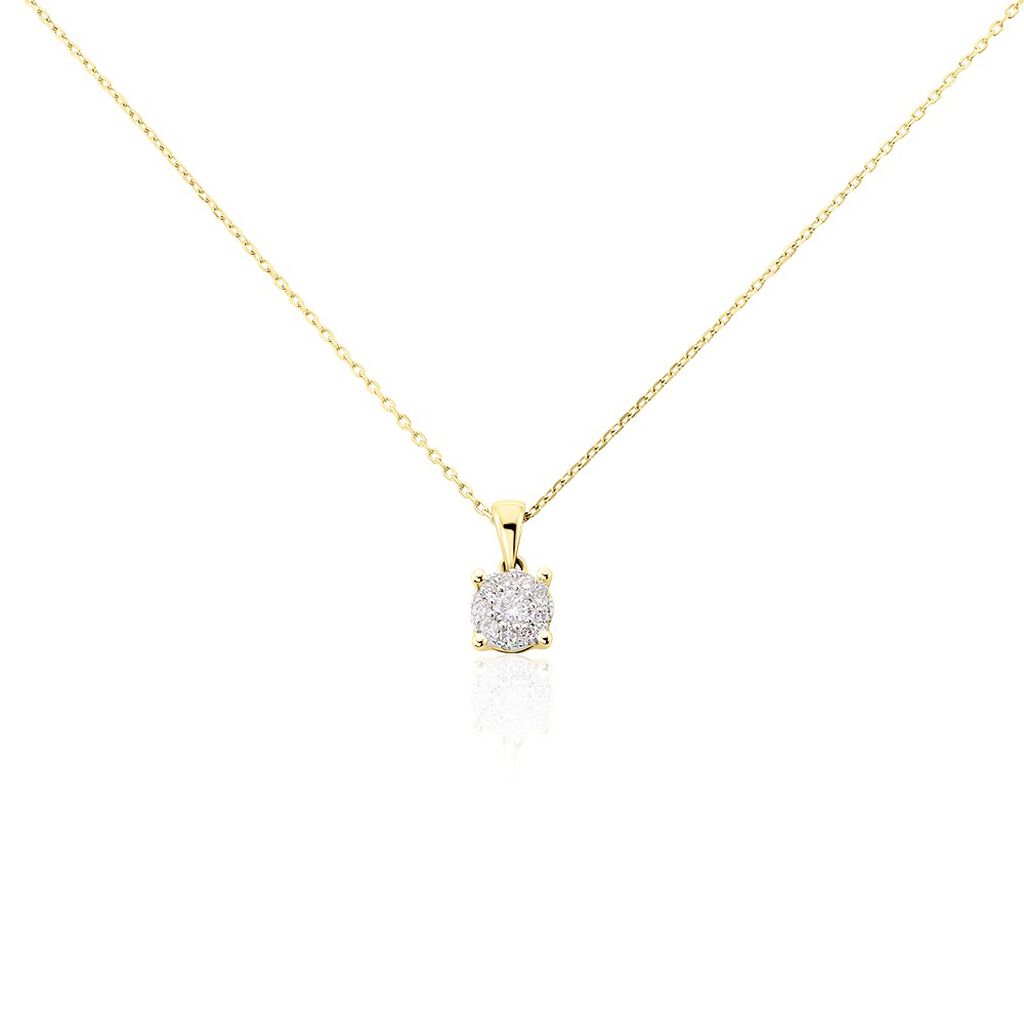 Collier Grace Or Jaune Diamant
