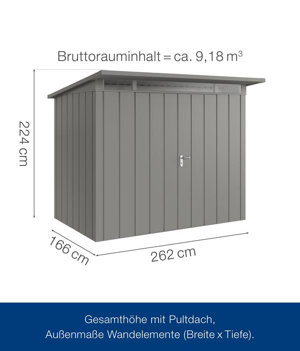 Hörmann Metallgerätehaus Juno JPD8 M-Sk