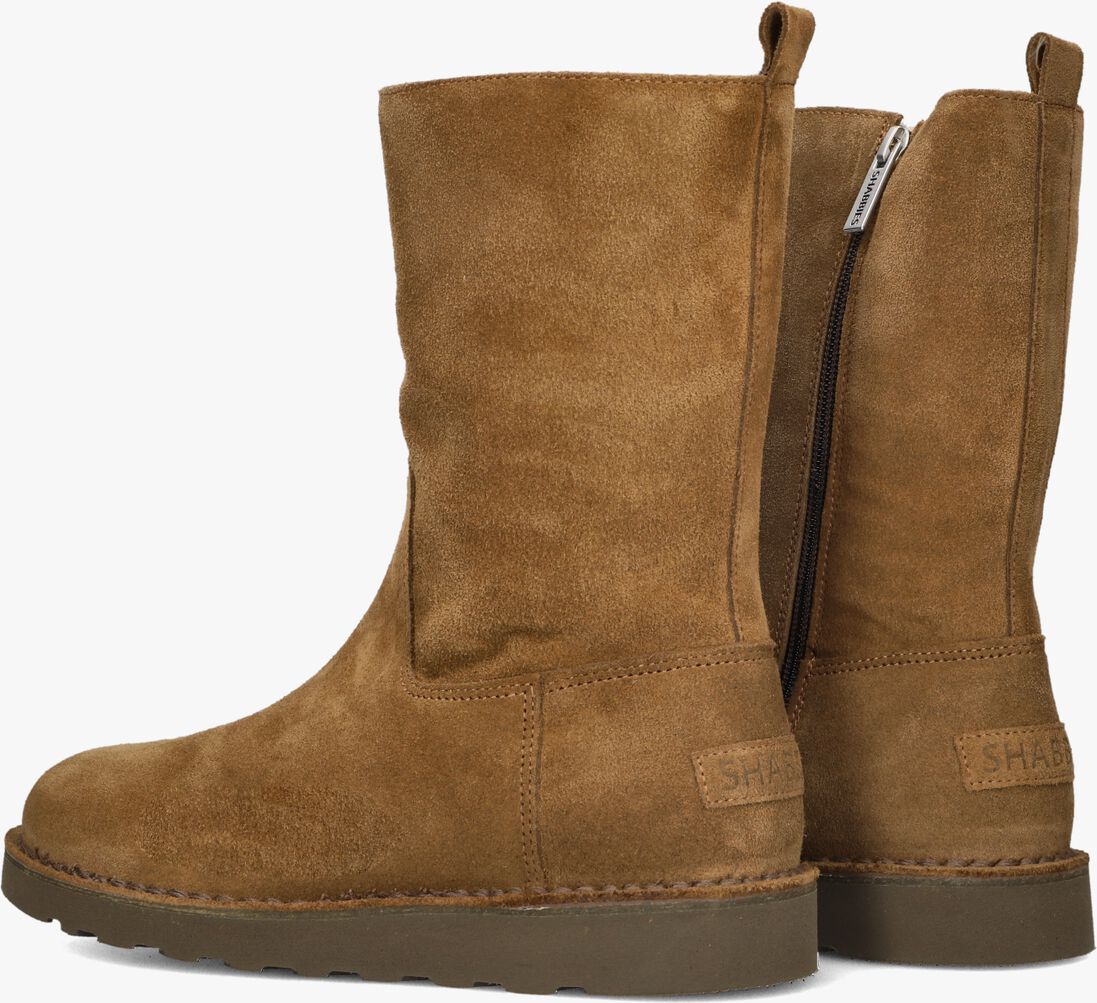 bruine shabbies enkelboots palissa mia high zip