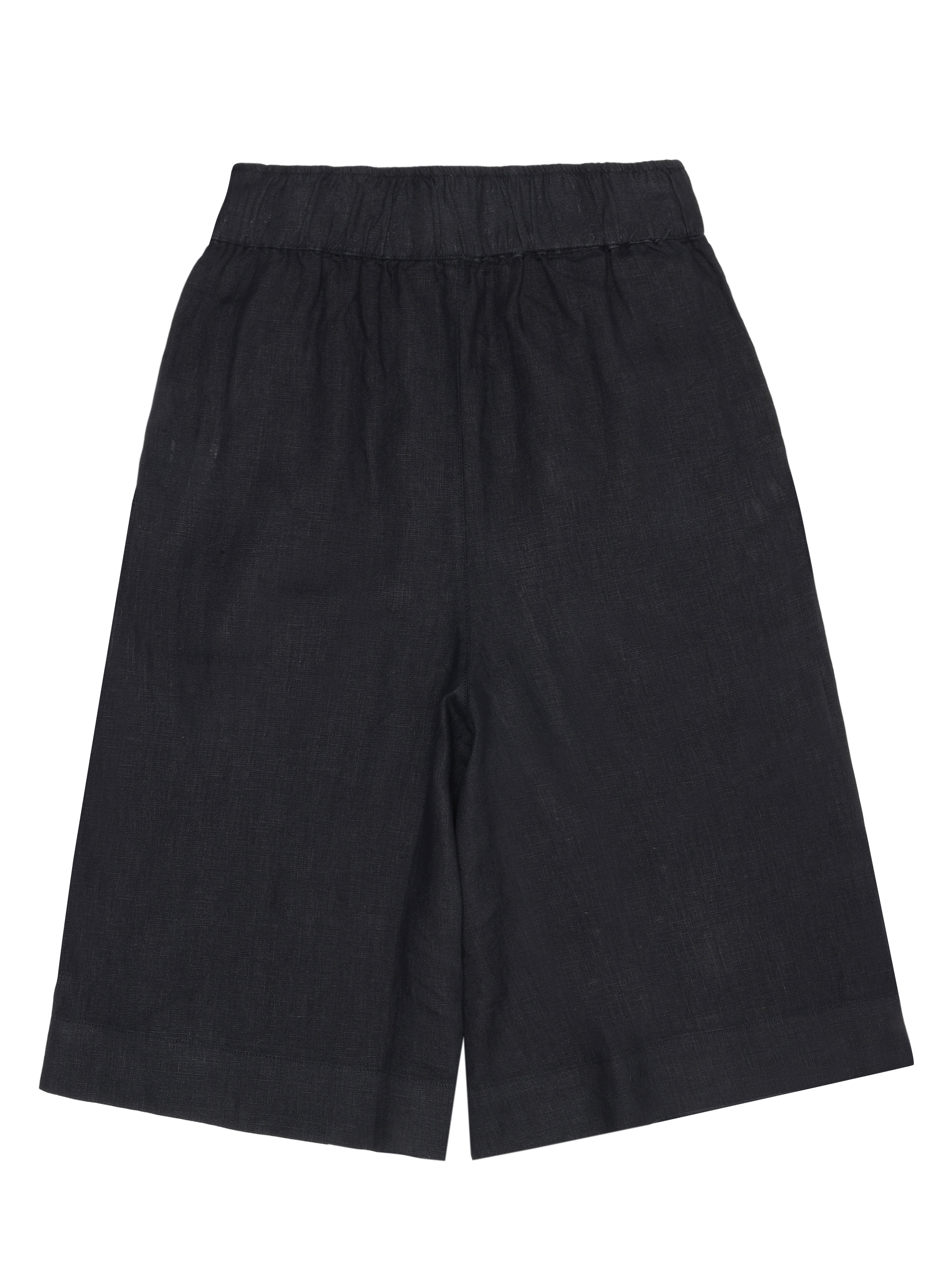 Eve Culotte High-Rise Wide Linen Shorts W