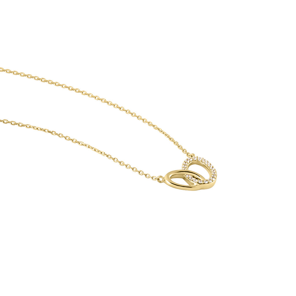 Collier Plaqué Or Kimberlie Oxydes De Zirconium