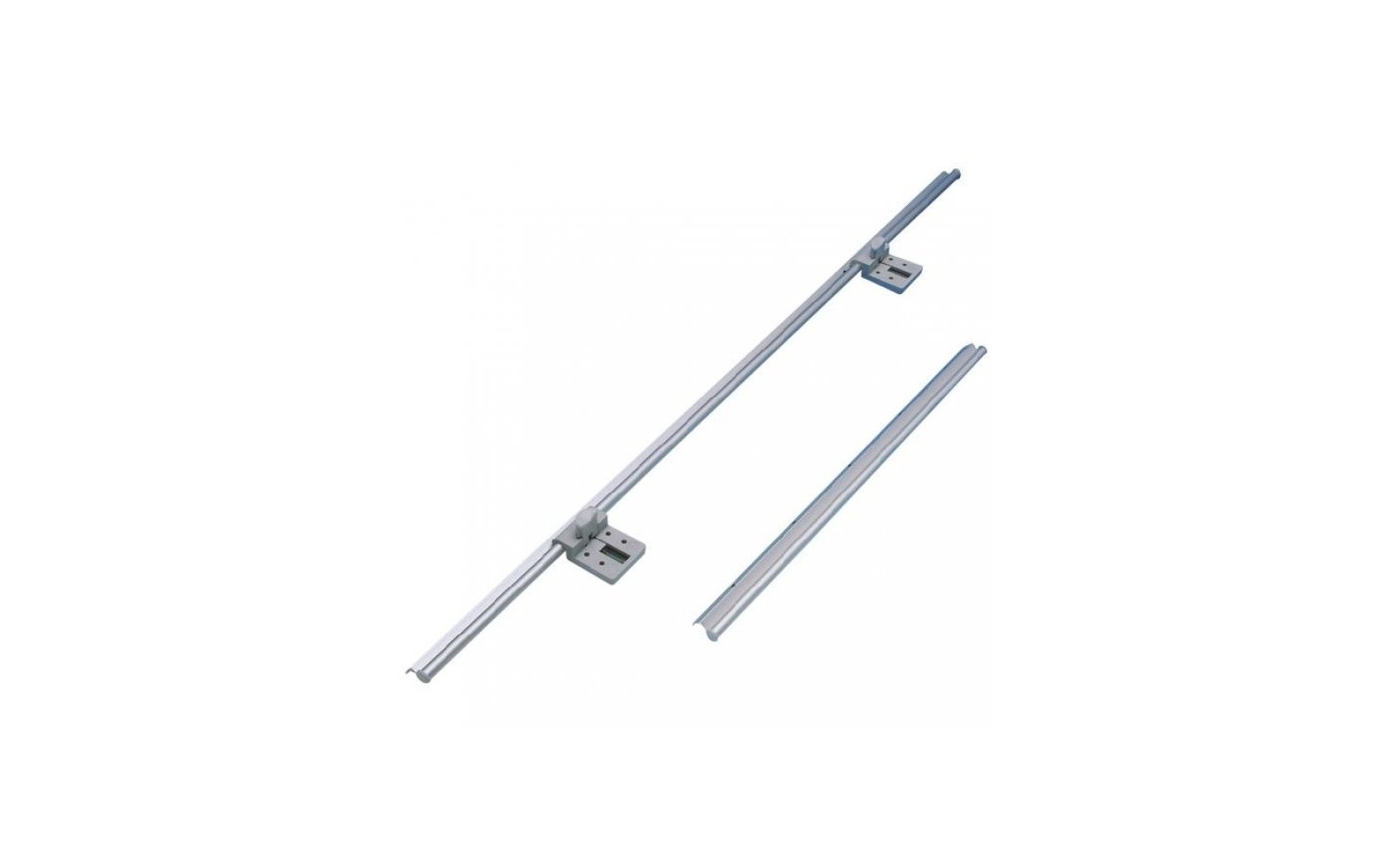 Fawo Tischgleitschiene Setverpackung silber/grau