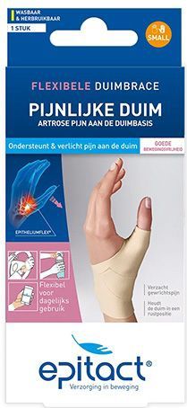Epitact - Flexibele Duimbrace - Zwart - Synthetisch