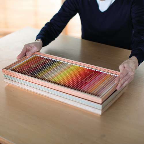 HOLBEIN Künstler-Farbstifte 150er-Set im Holzkasten (Komplett-Set)