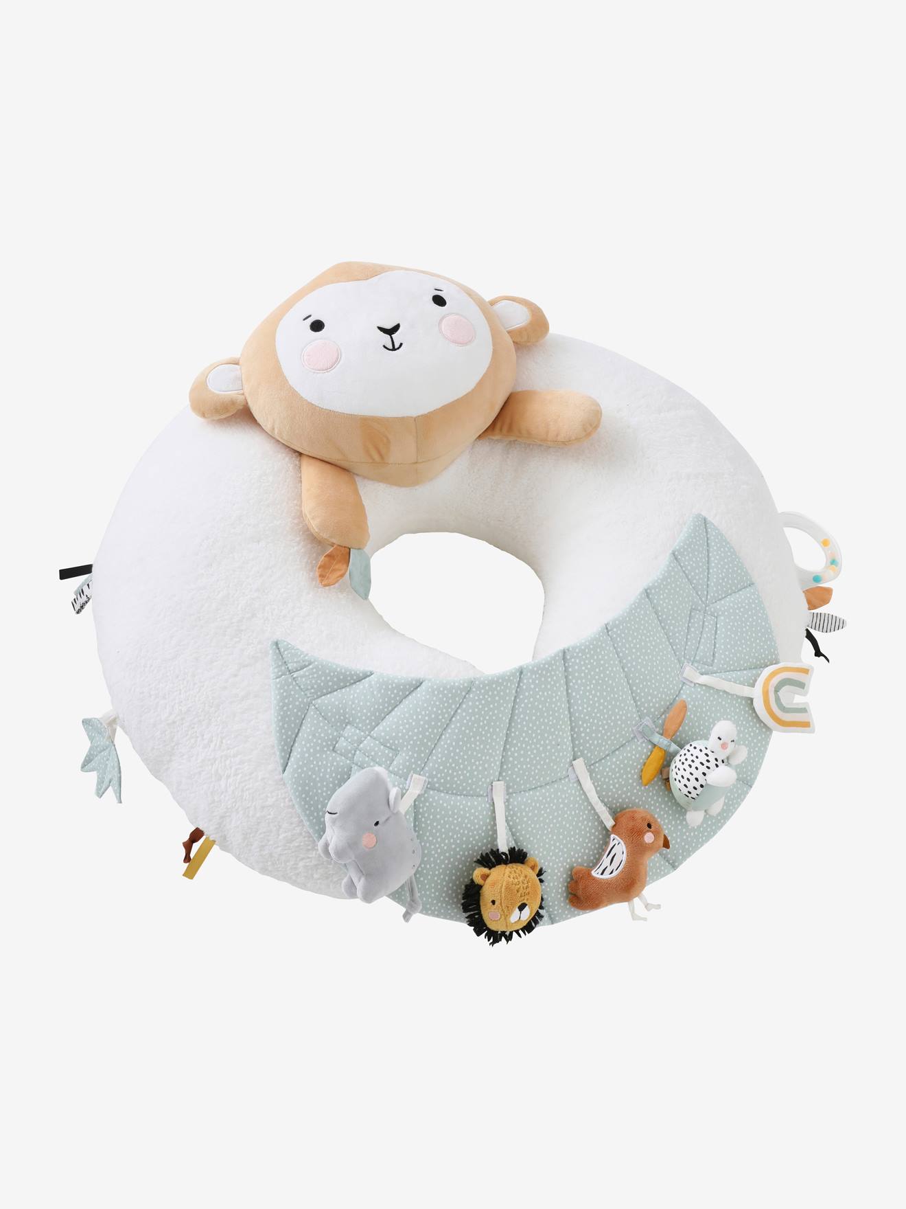 Almofada de Descoberta para Bebês Amigos da Floresta