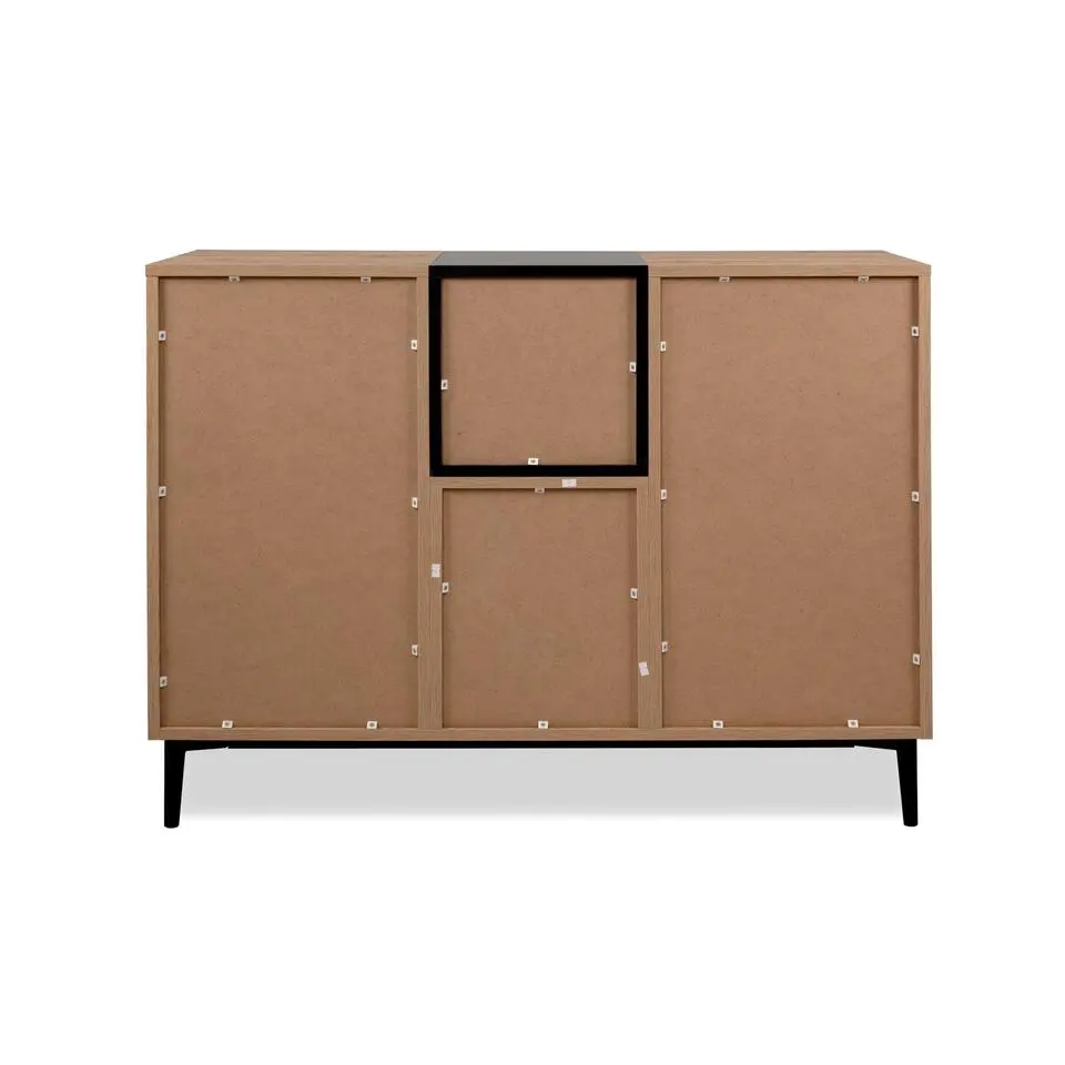 CALICOSY - Dressoir NOLA - Licht hout - 90x120x42 cm