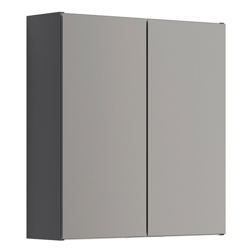 SPEILSKAP SCANBAD SELECT UTEN BELYSNING GRÅ MATT 60 CM