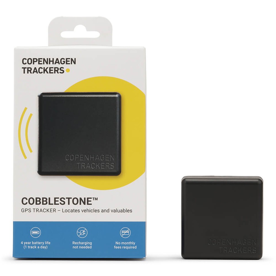Copenhagen Trackers - Cobblestone GPS Tracker (100% gratis at bruge, intet abonnement)