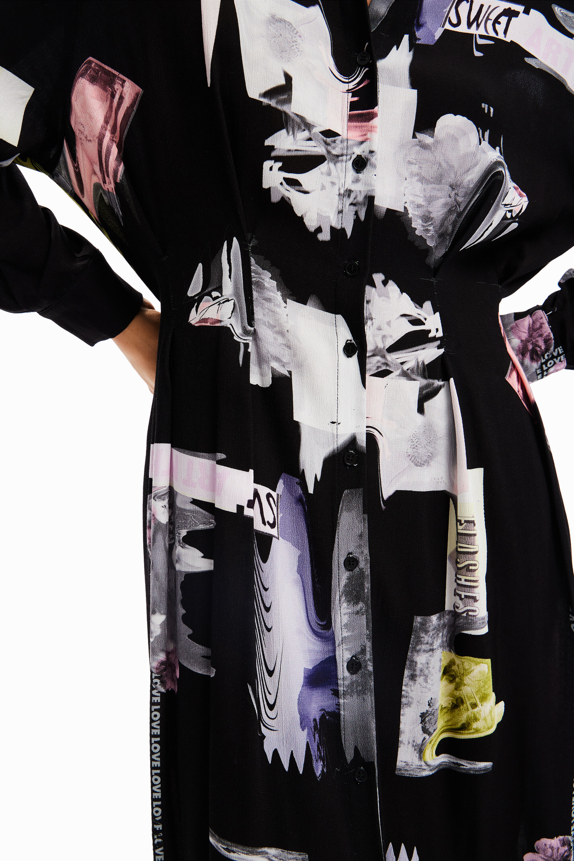 Robe chemise midi