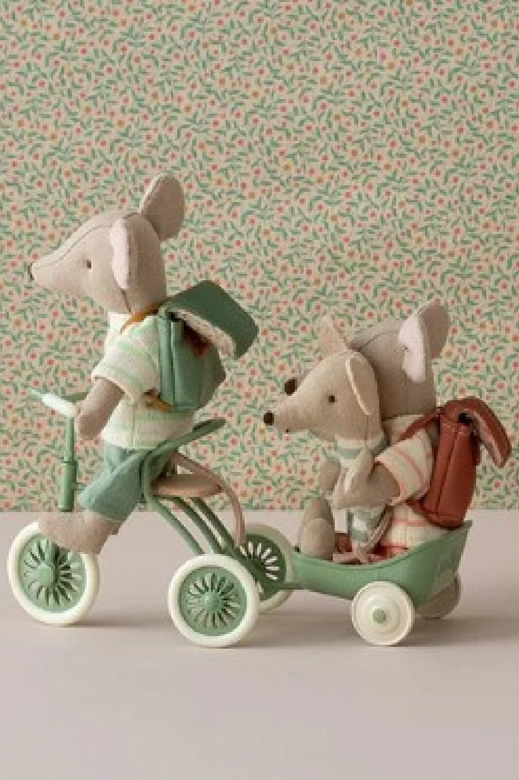 Maileg Abri À Tricycle, Mouse green